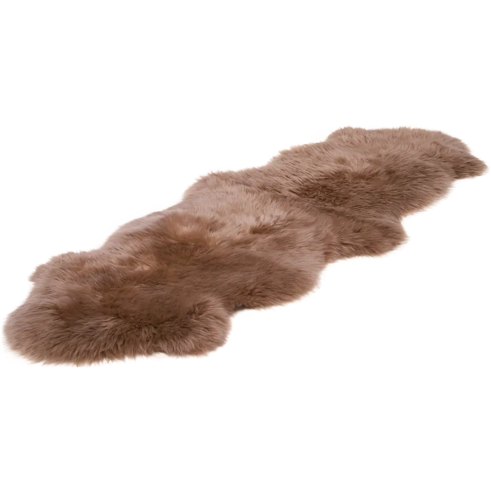 Шкура овечья двойная 60x185 см цвет шампань Santreyd STLM-2142862 - Вид №1