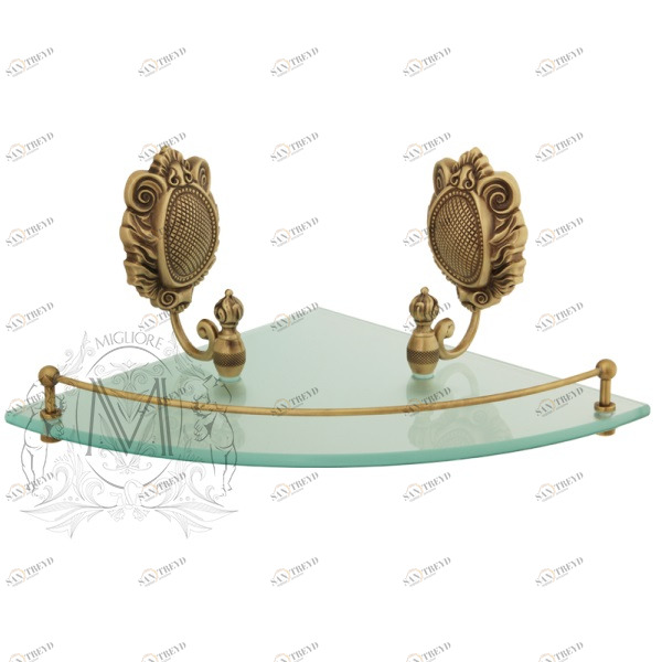 Полка с галереей MIGLIORE Cleopatra ML.CLE-60.761.BR бронза 