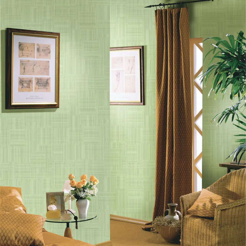 Обои флизелиновые Erismann Modevliescolor жёлтые 1.06 м 2256-7 STLM-2078681 - Вид №2