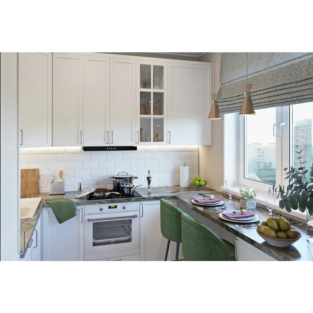 Фальшпанель Delinia ID Ньюпорт для кухонного шкафа 37×102.4 см белая 82010404 STLM-0017294 - Вид №15