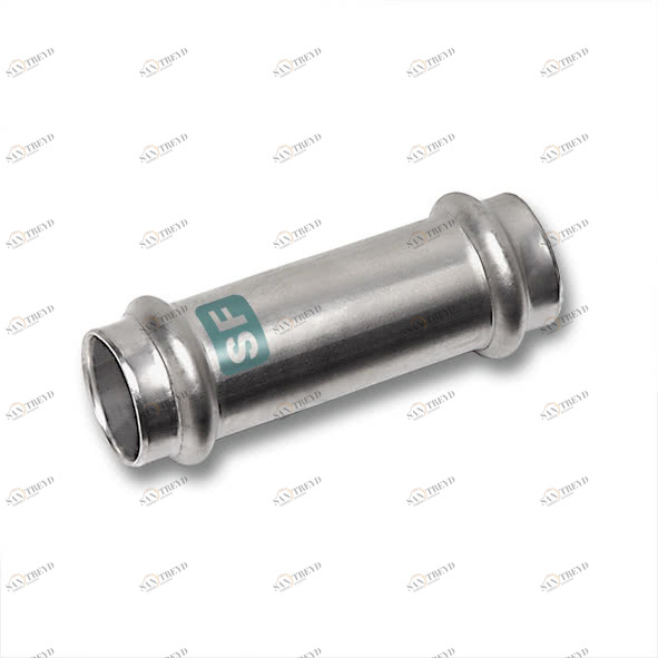 619270S15 SANHA 19270S пресс.-фит. без силикона муфта подвижная,нерж.ст. 15 мм 