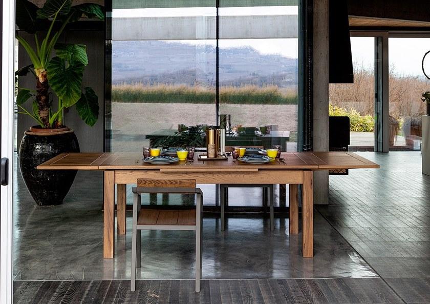 Devina Nais Раздвижной обеденный стол из массива дерева sun-id-1460662 - Вид №1