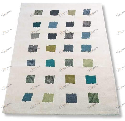 Garbarino Прямоугольный коврик ручной работы с геометрическими мотивами sun-id-1414056