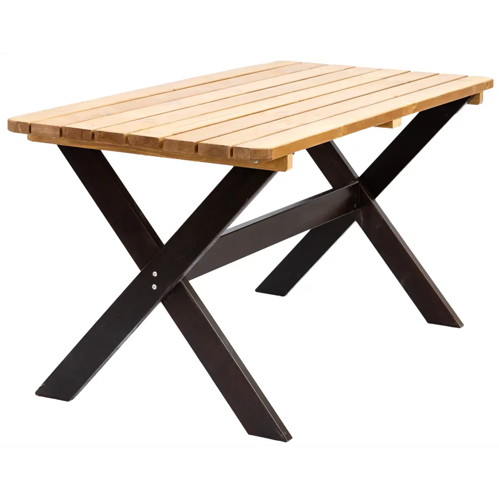 Стол садовый Эстер 148x77x75 см дерево коричневый Santreyd STLM-2206416