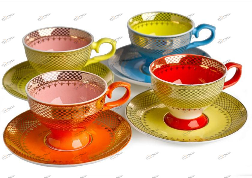 Pols Potten Фарфоровая кофейная чашка Grandpa & grandma 230-400-451 