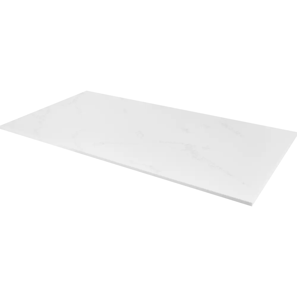 Столешница Молекуль 120x60x2 см искусственный камень цвет белый Santreyd STLM-2014695 - Вид №4