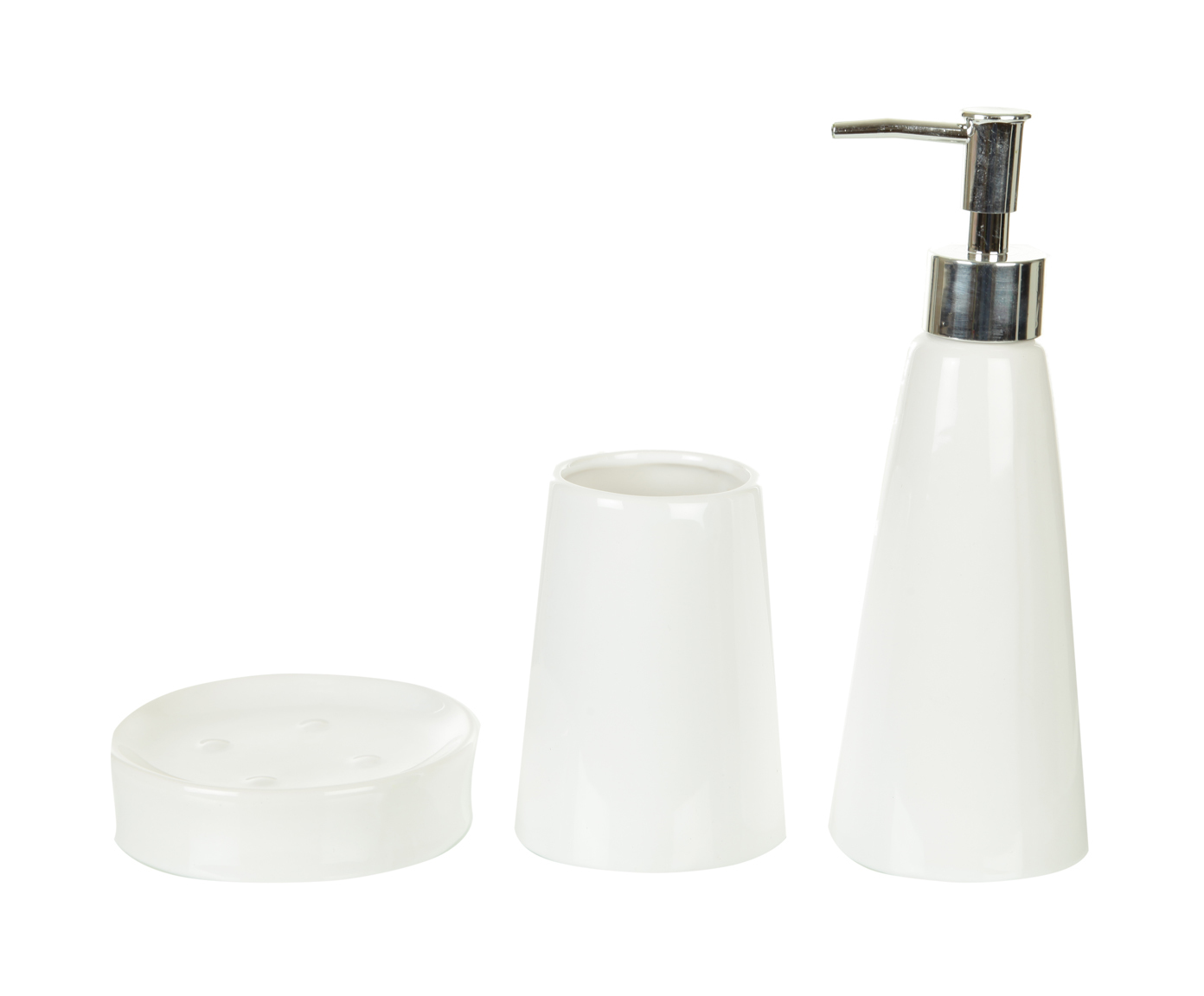 3800-G-26791-б Набор для ванной комнаты - 20 х 8 х 8; 10 х 10 х 3; 10 х 9 х 9 см TO4ROOMS 