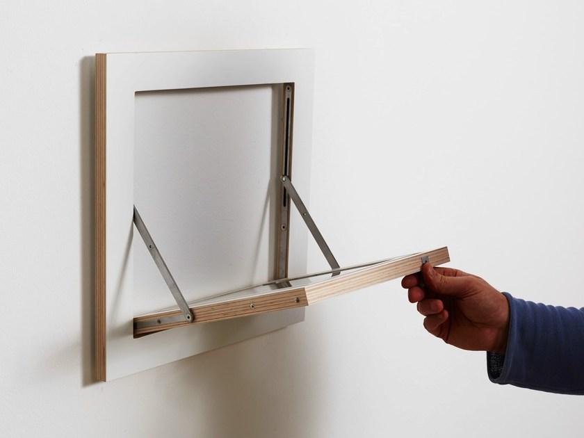 AMBIVALENZ Складная фанерная полка Fläpps shelf 40×40-1 Fl020002 - Вид №3