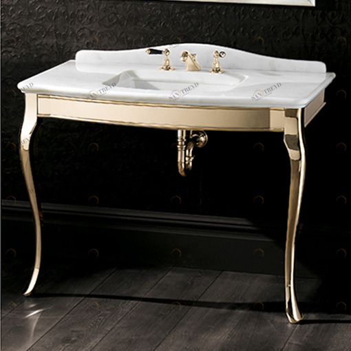 Консоль под раковину со столешницей из мрамора DEJACQCAROT/LS Devon Devon JACQUELINE CONSOLE Devon&Devon DEJACQCAROTLS