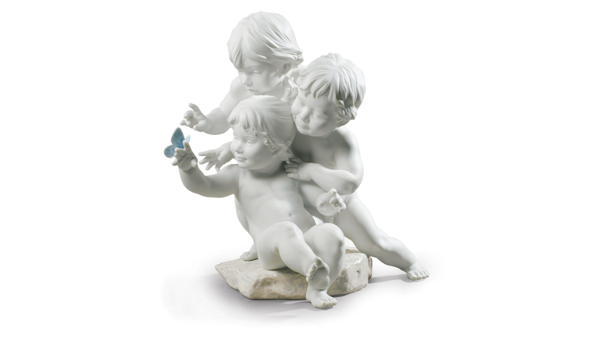 10669125 LLADRO Фигурка Lladro "Любопытные дети" 38x42см Фарфор Lladró  - Вид №1