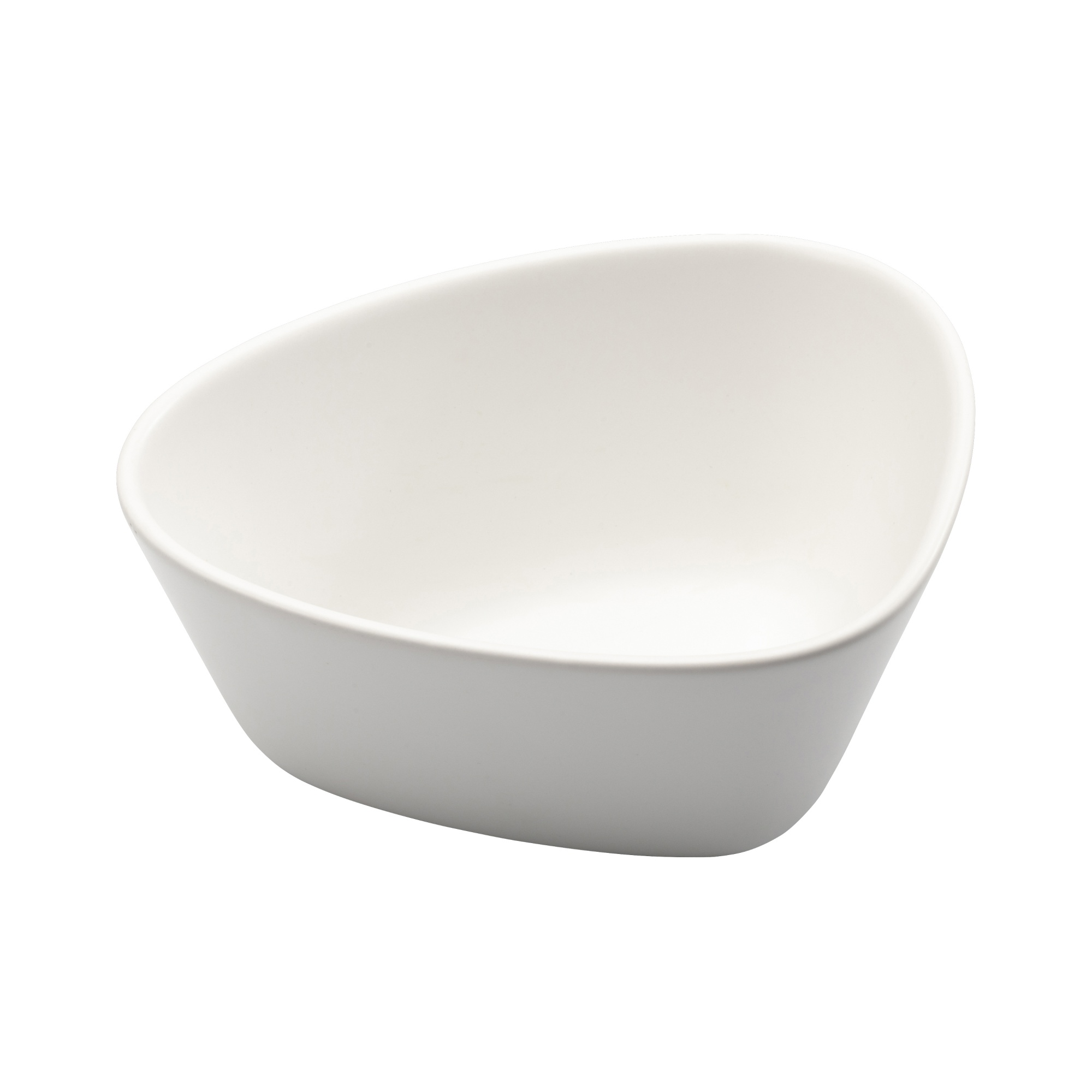 990179 Тарелка глубокая 1 шт (22х20х10см) каменная керамика, белая;LIND DNA 