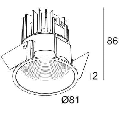 Круглый светодиодный светильник Deltalight Deep Ringo ARCH-00093812 - Вид №4