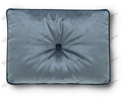 Felis Однотонная прямоугольная подушка из ткани Complements sun-id-1464432