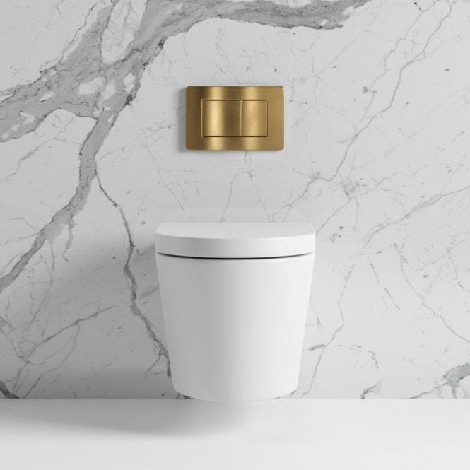 Керамический подвесной туалет с пластиной и сливной кассетой LUSSO без ARCH-00082135 - Вид №16