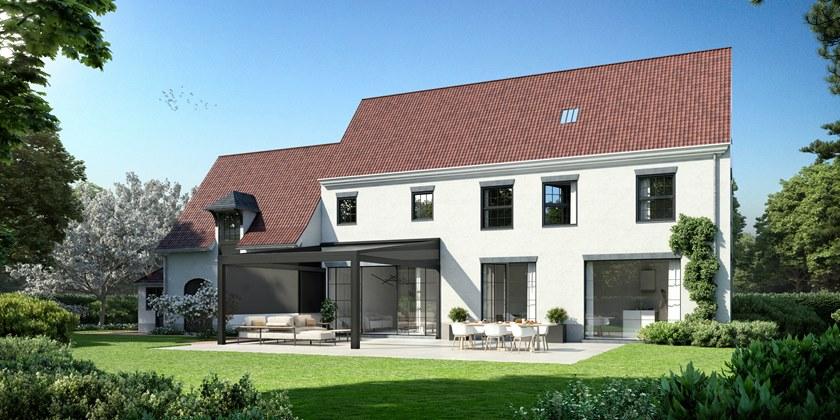 Harol Пристенная пергола со сдвижной крышкой sun-id-1437567 - Вид №1