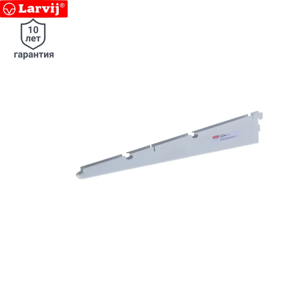 Кронштейн для полок Larvij 43.4 см нагрузка до 50 кг цвет белый 13908878 STLM-2084188 
