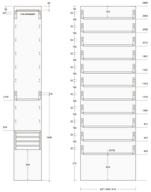 Lema Модульная гардеробная на заказ sun-id-1387871 - Вид №19