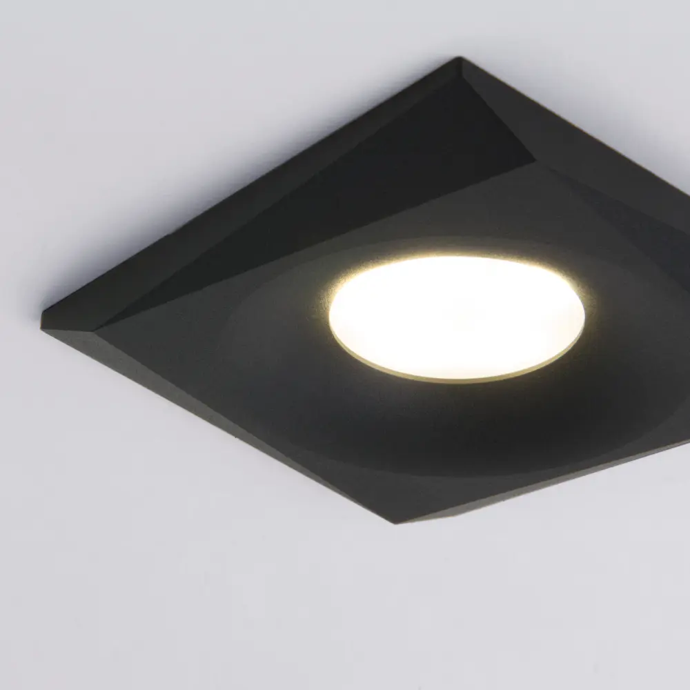 Светильник точечный встраиваемый Elektrostandard 119 MR16 под лампу GU10 под отверстие 70 мм 2 м² цвет черный 82655450 STLM-2043262  - Вид №6