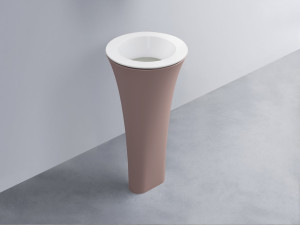 AMLA45-BL+AMPILT-PM+AMCOLT-CP Раковина Amedeo Tondo отдельностоящая cielo Enjoy + Amedeo