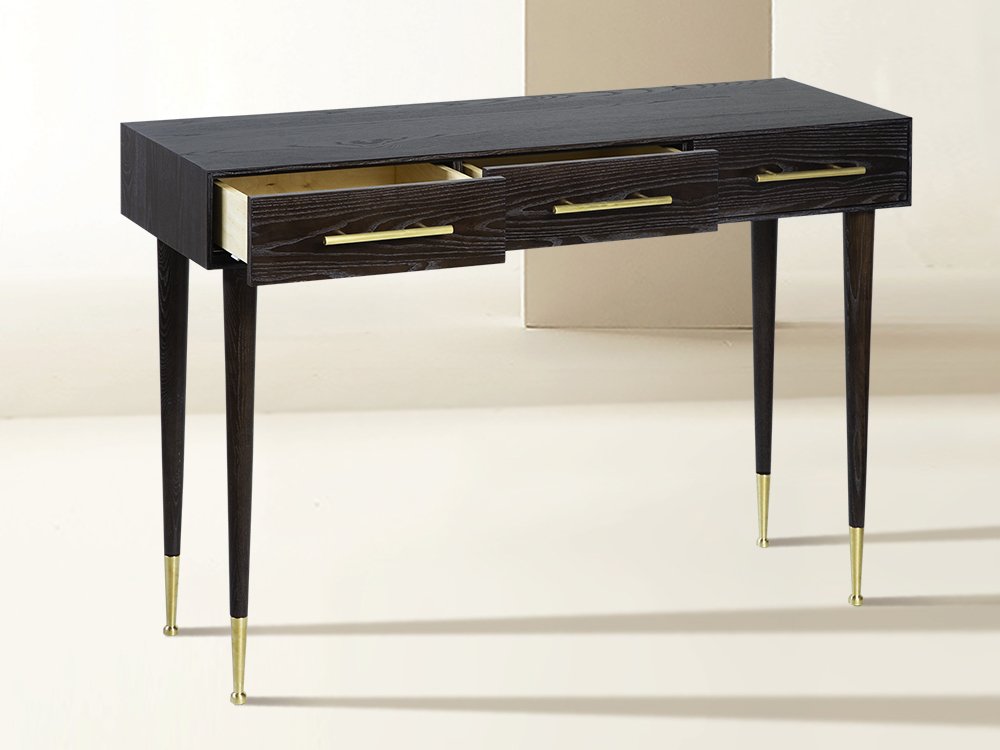 Консоль с 3 ящиками ясень кофейный Bullwood ACWD BULLWOOD 00-3981920 Коричневый  - Вид №1