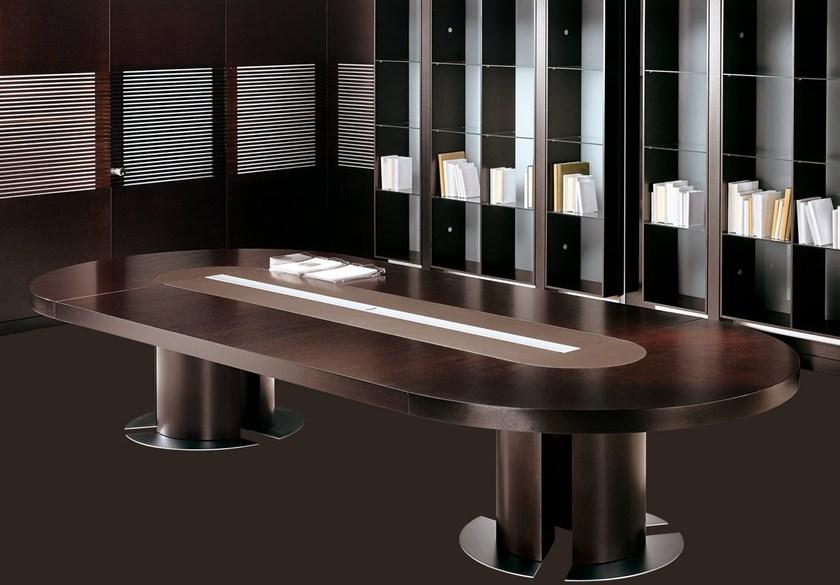 ARTOM by Ultom Овальный лакированный стол для совещаний Tau sun-id-1480971 - Вид №1