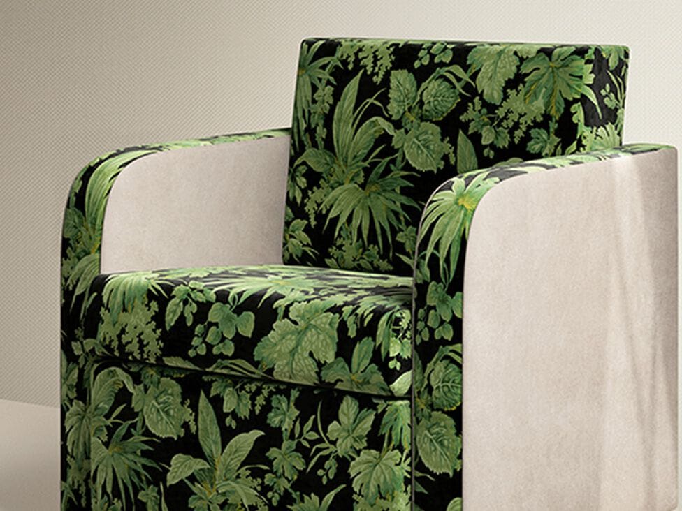 Обивочная ткань с цветочным рисунком Jannelli&Volpi СП GRANDE CORNICHE FABRICS ARCH-00078656