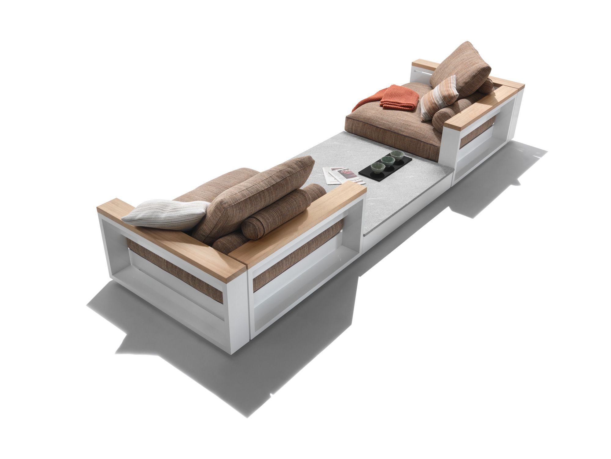 Ткань сад диван Flexform Freeport ARCH-00009157 - Вид №1