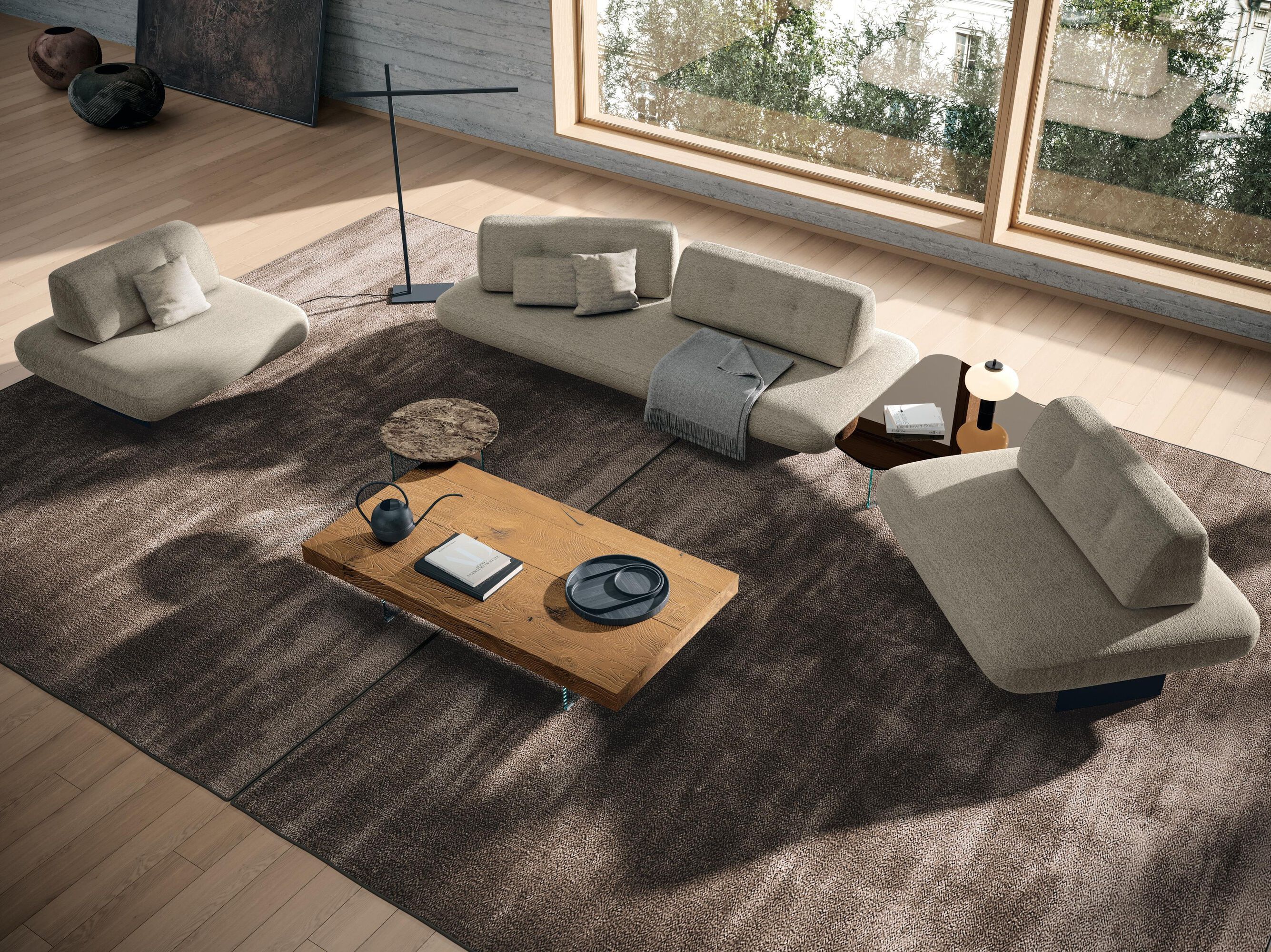 Модульный тканевый диван Lago SAND - 2702 ARCH-00021777