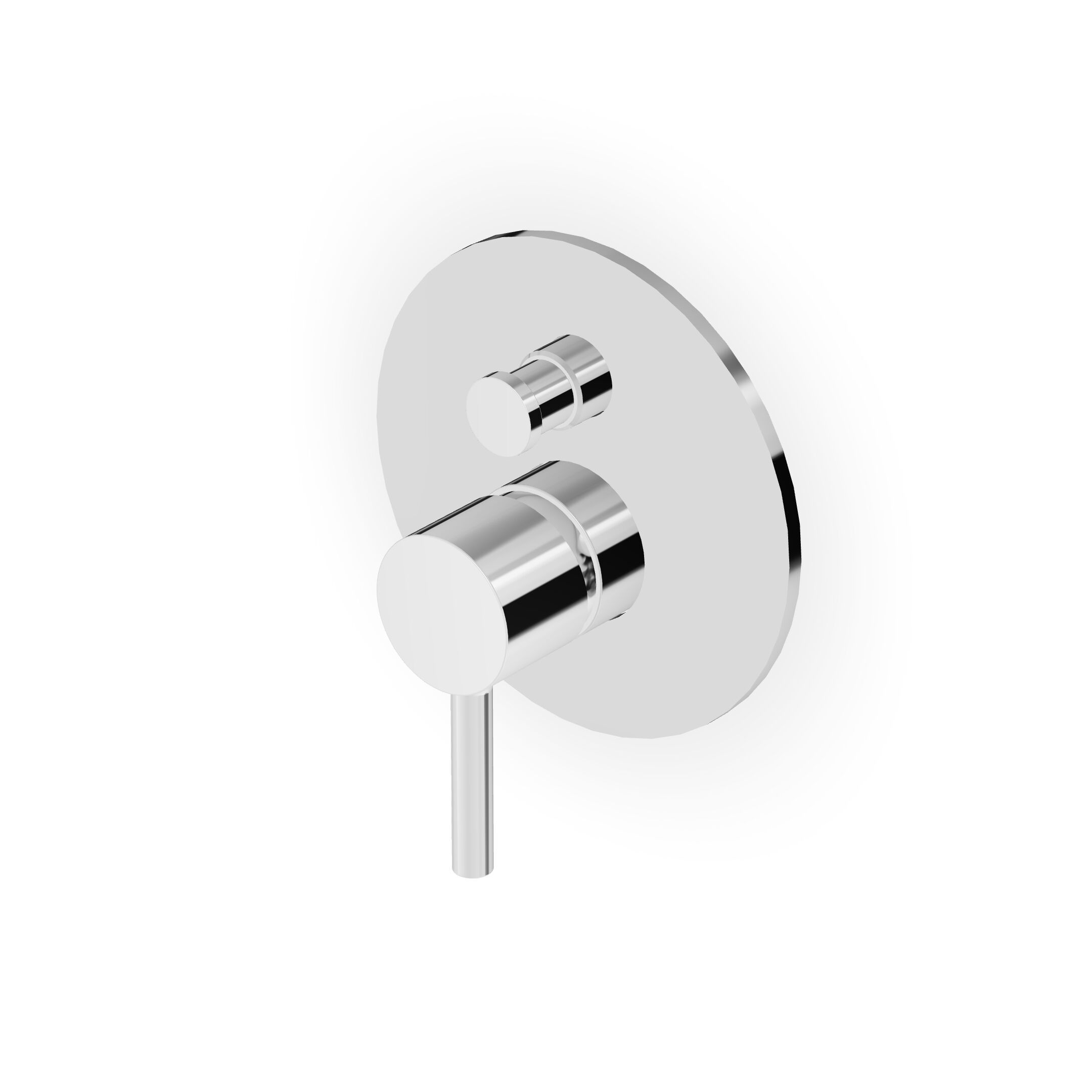 Однорычажный настенный смеситель для ванны / душа с переключателем Zucchetti Pan S ARCH-00086458 - Вид №9