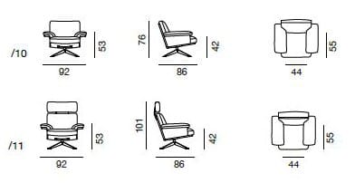Кожаное кресло с подлокотниками de Sede DS-31 ARCH-00137346 - Вид №4
