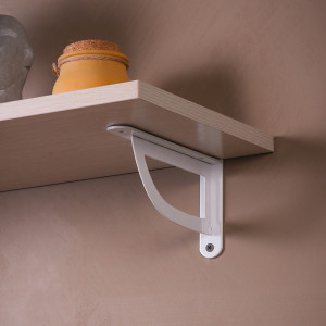 Кронштейн  D-WALL, 180x120х23 мм, белый LJPS0148 Public Steel Россия