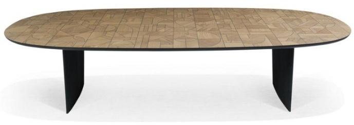 Roche Bobois Овальный стол из массива дерева Nativ sun-id-1474512 - Вид №5
