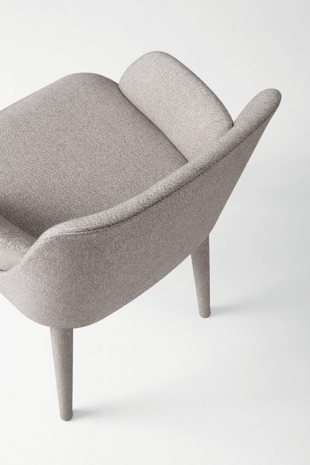 Мягкий тканевый стул с подлокотниками Gallotti&Radice JACKIE ARCH-00096821 - Вид №1