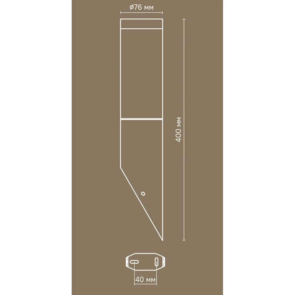 Светильник уличный настенный Kreaforta Begnas 25 Вт IP44 цвет серый STLM-2207840 - Вид №9