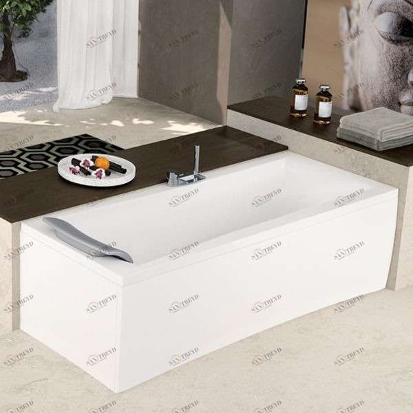 Ванна Y Standard Novellini SENSE 6 с набортным смесителем и боковыми панелями Y219080D2A2K