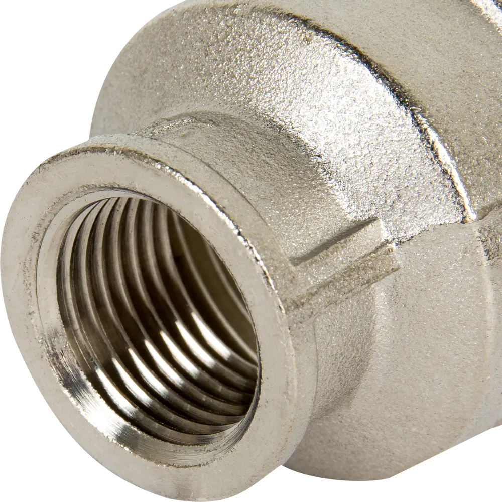Муфта переходная Valtec внутренняя резьба 1"x1/2" никелированная латунь STLM-2170456 - Вид №1