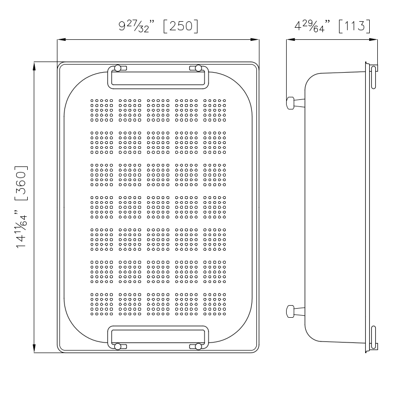 8154000 Дуршлаг Стальной Foster Италия  - Вид №1