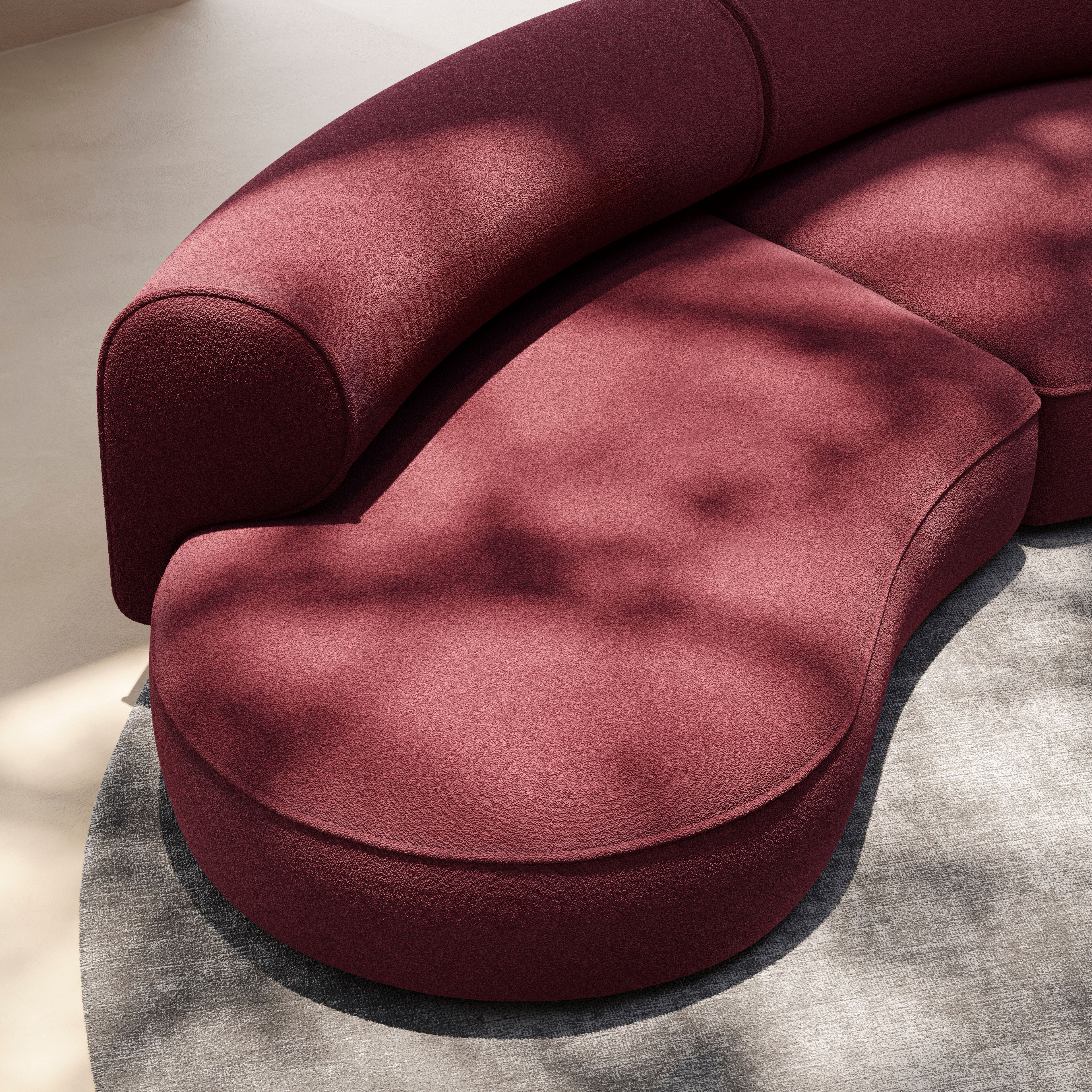 Угловой диван из ткани Natuzzi Italia MELODY ARCH-00026251 - Вид №3