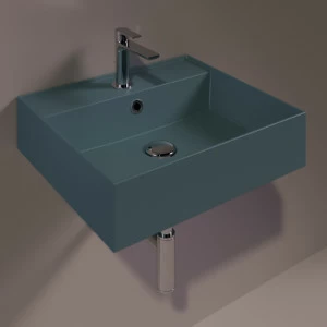 AG51NAVYMATT Подвесная раковина настенная прямоугольная Simas Agile