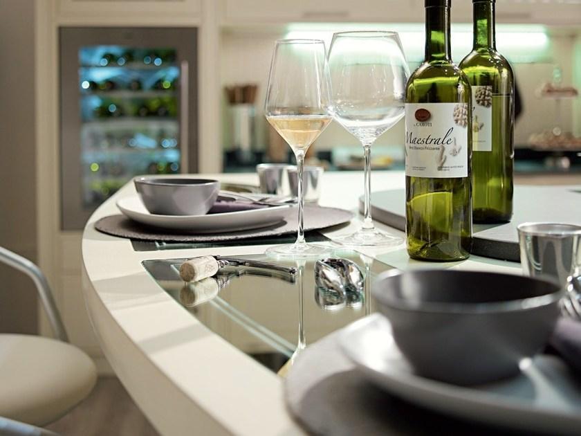 Caroti Кухня из лакированной древесины с островом  Prop. 847  - Вид №8