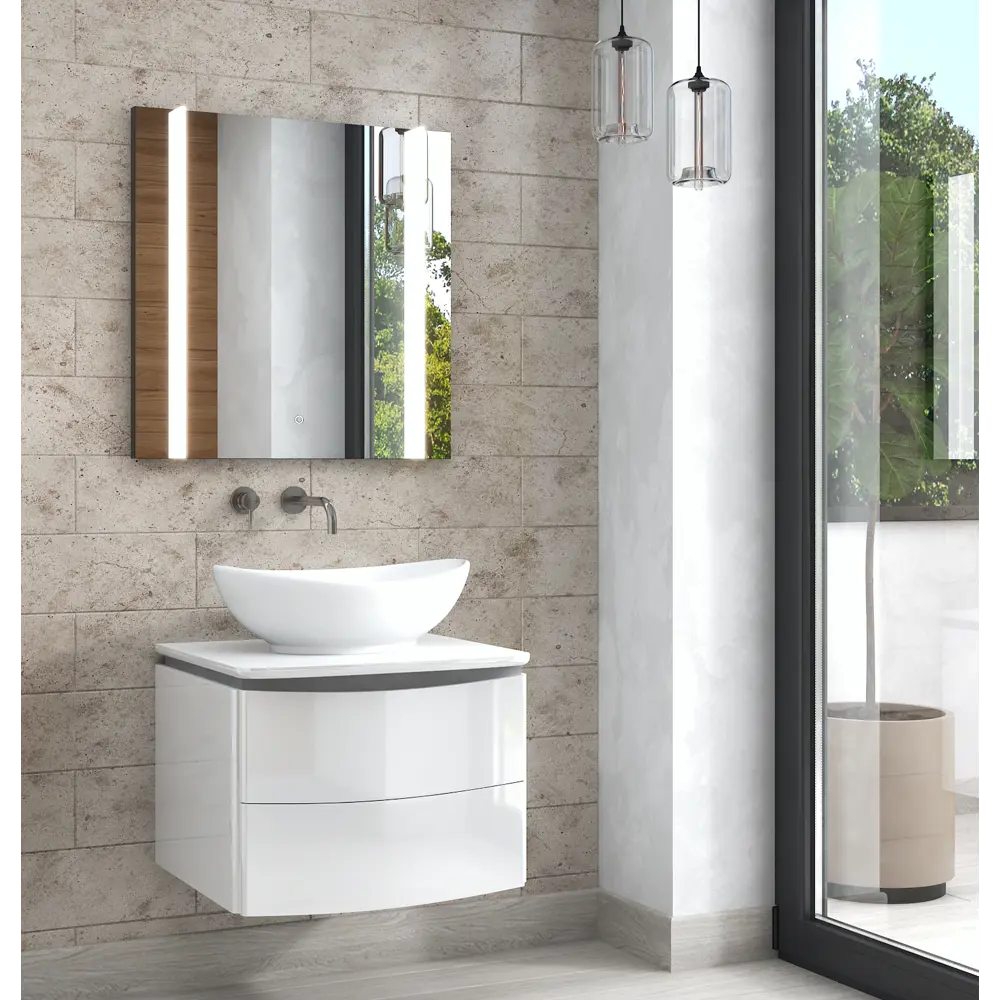 Зеркало Land с подсветкой 60x70 см VIGO STLM-2037635