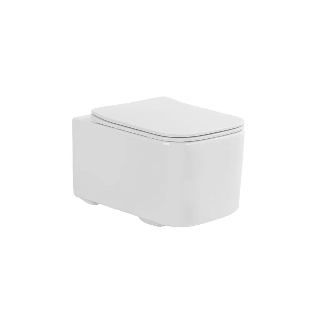 Комплект инсталляции Geberit Alpha с безободковым унитазом Aquatek Квадро клавиша Geberit Alpha серая STLM-2166825 - Вид №10