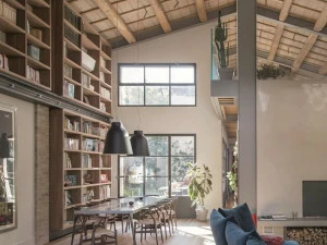 CP Parquet Открытый подвесной книжный шкаф из ореха Cp lab design