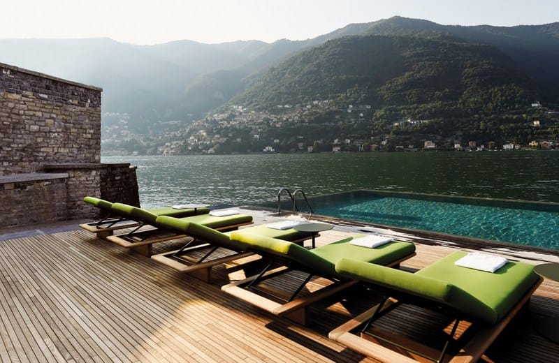 Садовая кровать с откидной спинкой из ткани Kettal сетка ARCH-00086436 - Вид №3