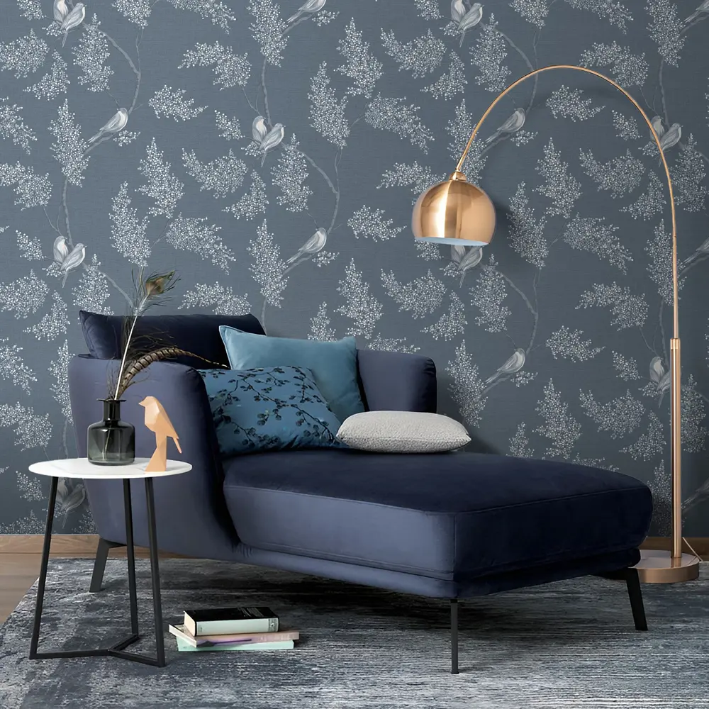 Обои флизелиновые Erismann Visavi синие 1.06 м ЭР61052-06 STLM-2095936 - Вид №4