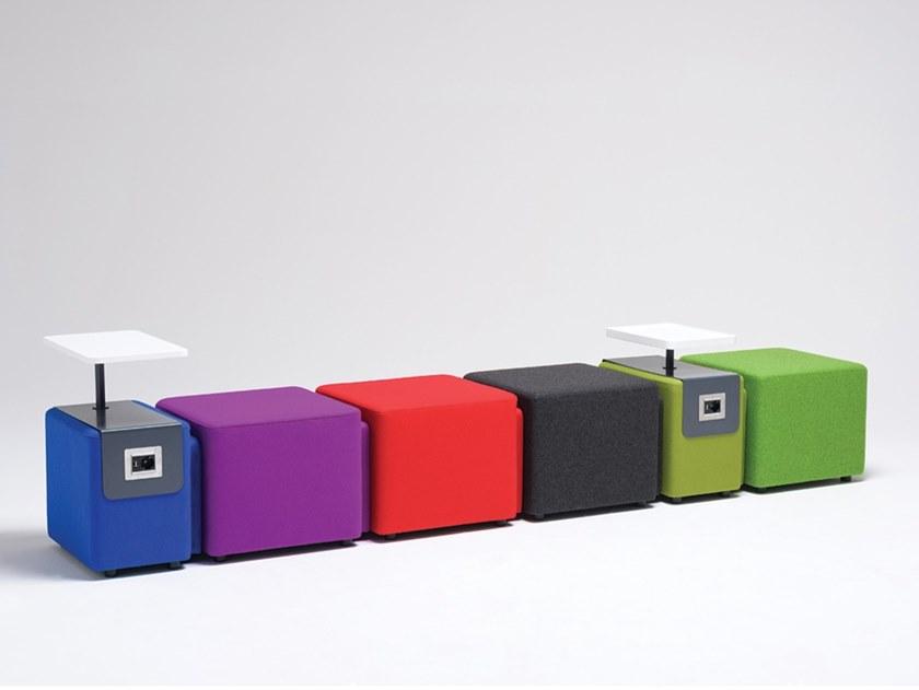 Ersa Модульный модульный квадратный пуф из ткани Carnival sun-id-1379261 - Вид №5