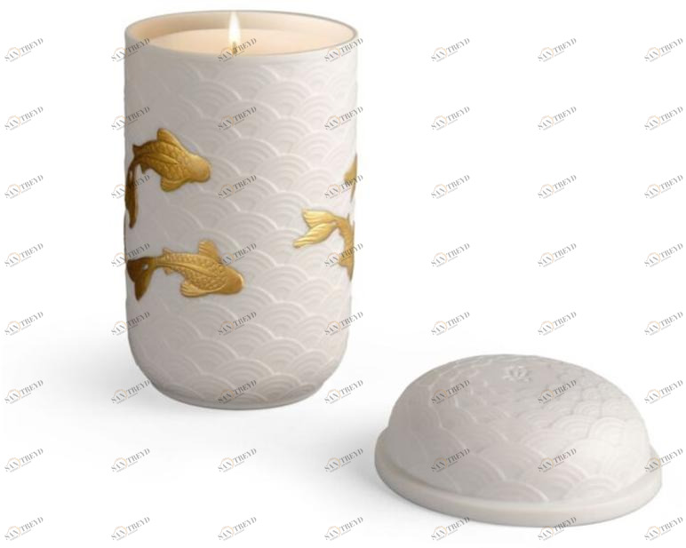 Lladró Подсвечник со вкусом фарфора Koi 01040202