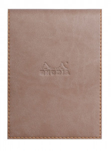 488349 Блокнот "rama", 80 листов, в клетку, 115 х 158 мм, серо-коричневый Rhodia