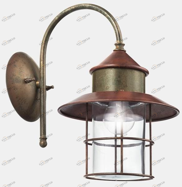 Il Fanale Настенный светильник из металла с прямым светом Granaio 246.06.ort