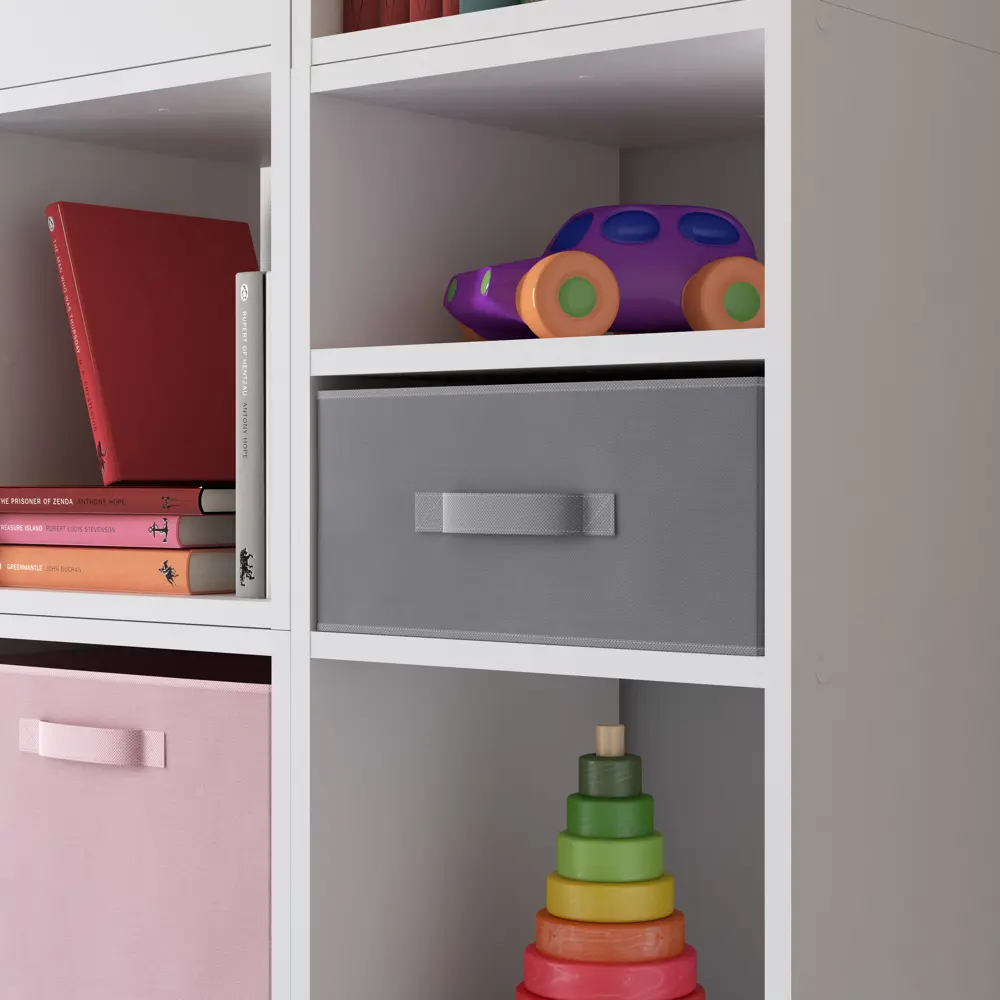 Короб Spaceo KUB Granit 15x31x31 см 14.4 л спанбонд цвет графитовый STLM-2062882 - Вид №2